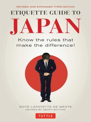 cover image of Etiquette Guide to Japan